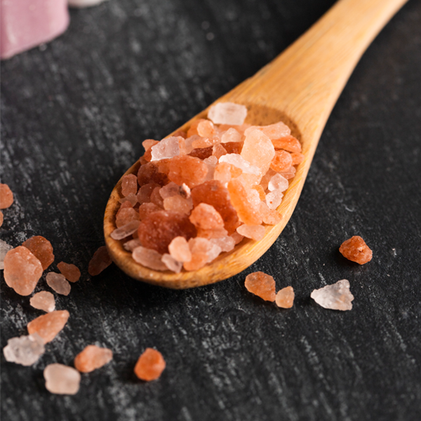 Rocksalt pink crystal